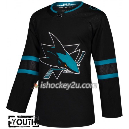 Børn NHL San Jose Sharks Trøje Blank Adidas 2018-19 Alternate Authentic